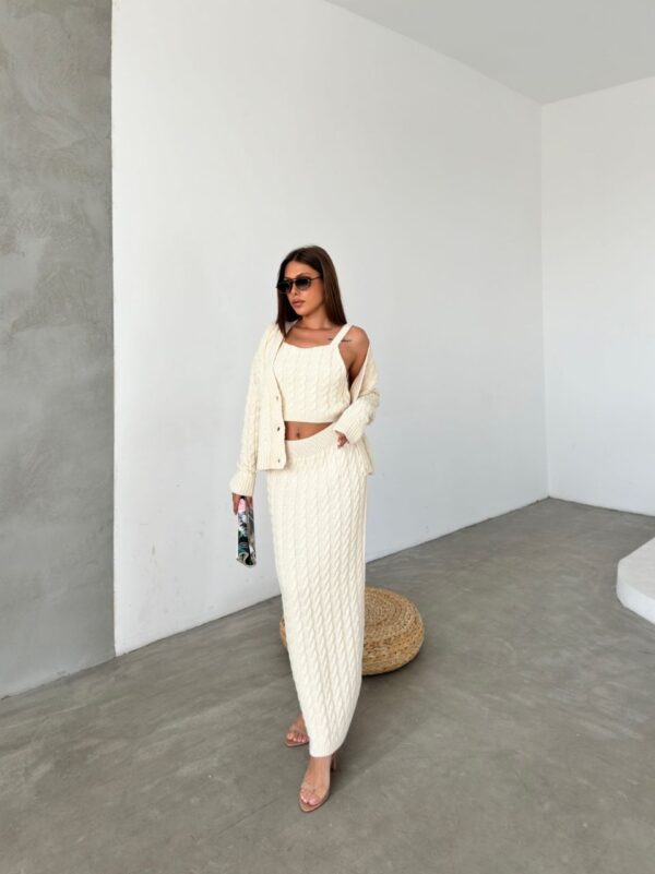 SET FUND, CROP TOP DHE CARDIGAN